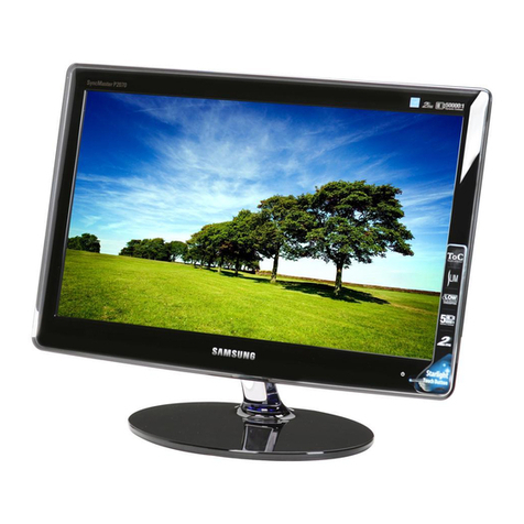 Samsung SyncMaster P2070 User manual Samsung SyncMaster P2070 User manual