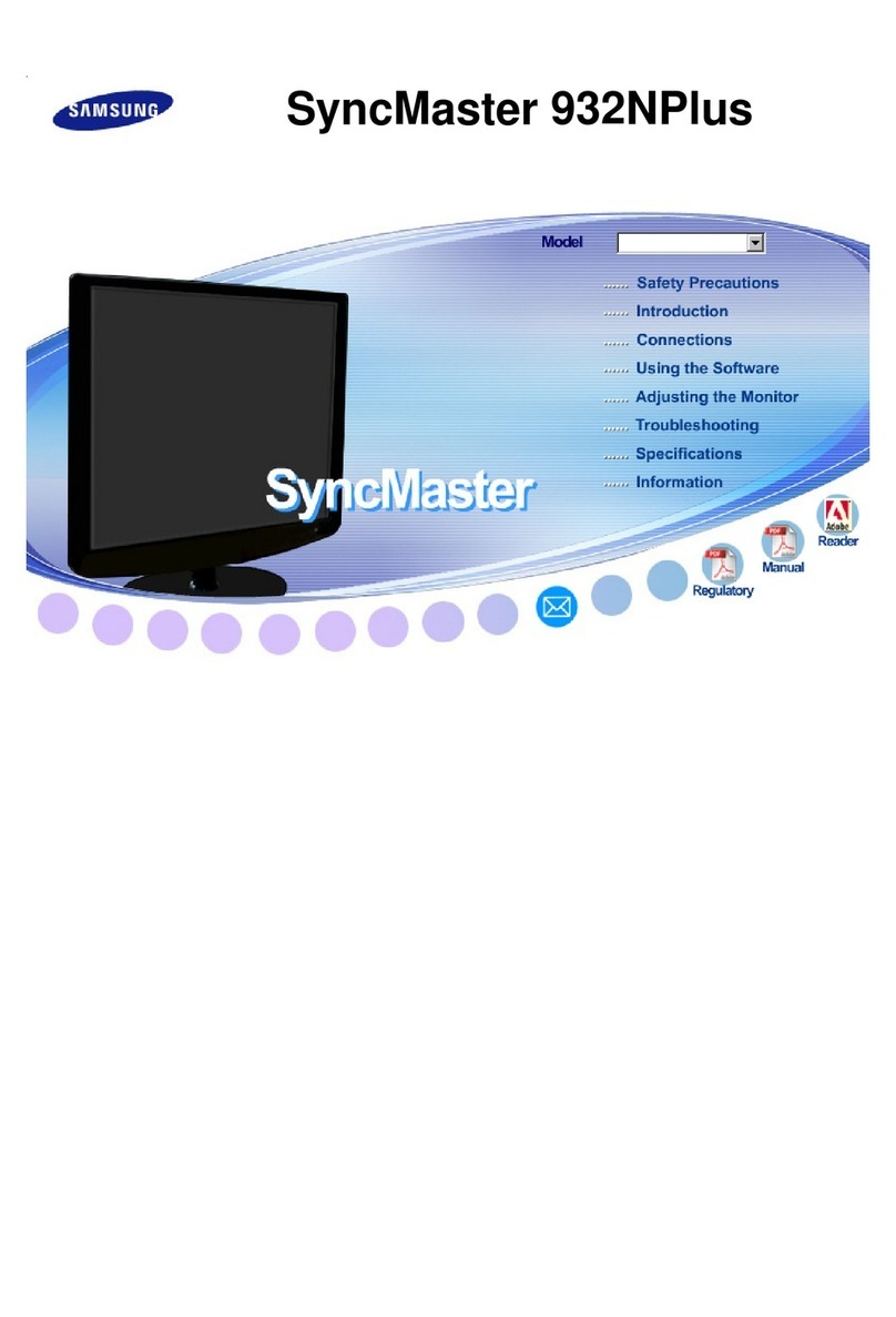 Samsung SyncMaster 932NPLUS User manual