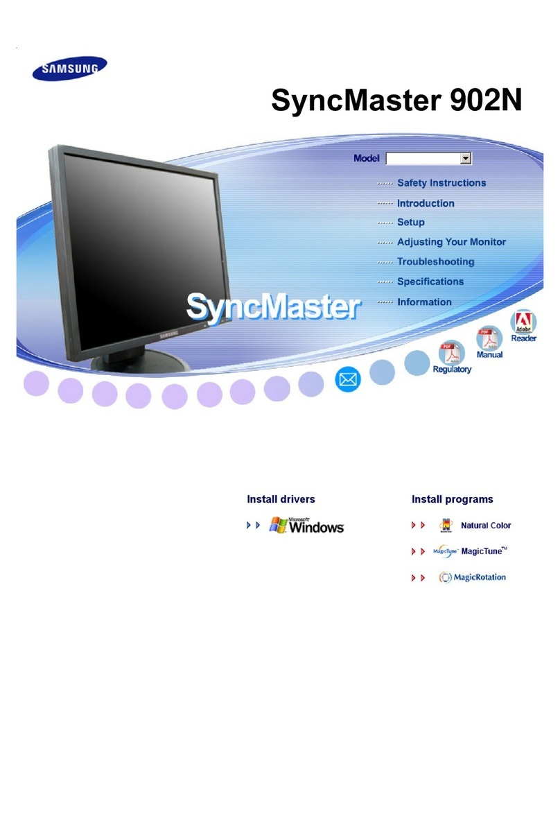 Samsung SyncMaster 902N User manual