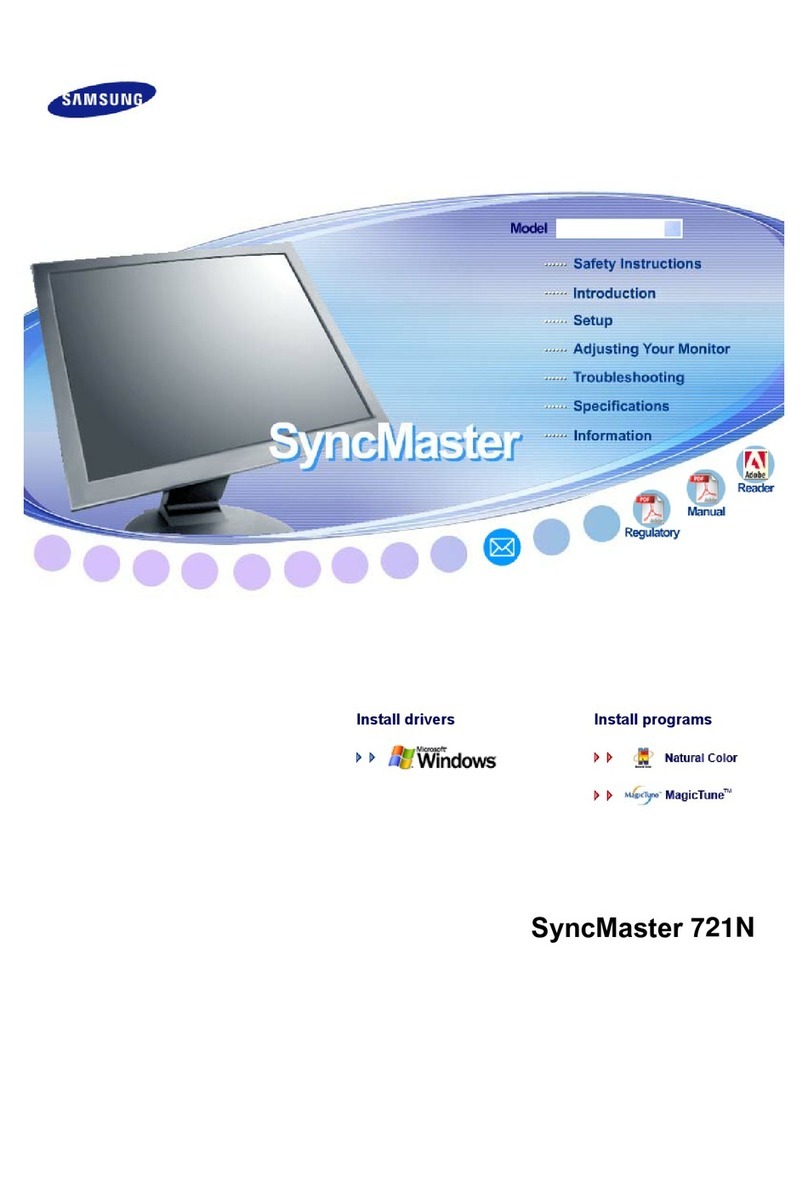 Samsung SyncMaster 721N User manual