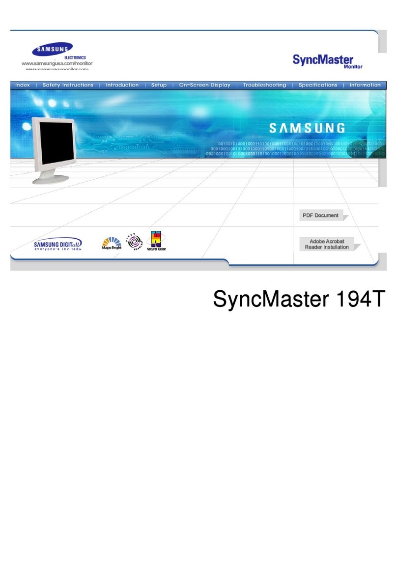 Samsung SyncMaster 194T User manual