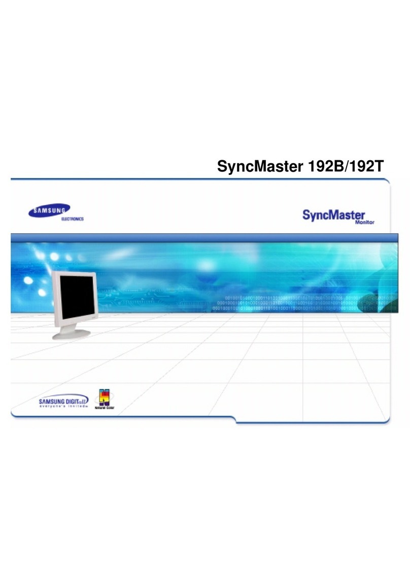 Samsung SyncMaster 192B User manual