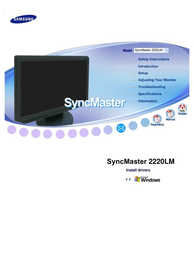 Samsung SyncMaster 2220LM User manual