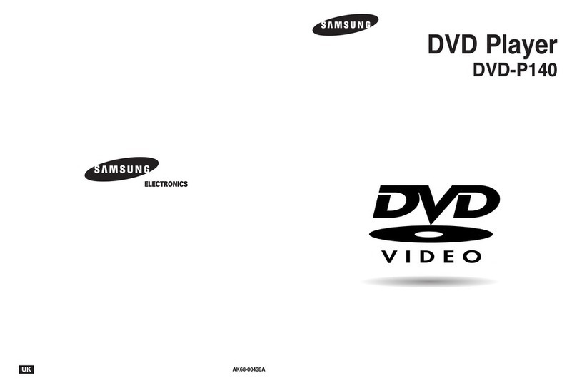 Samsung DVD-P140 User manual
