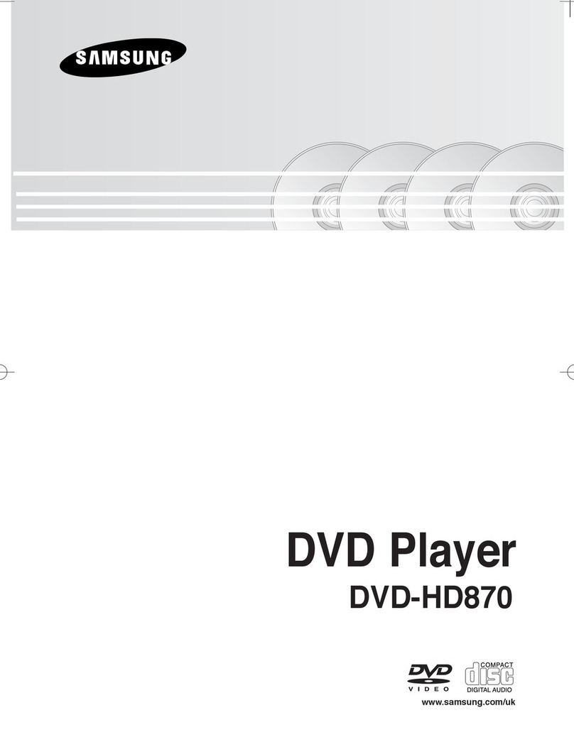 Samsung DVD-HD870 User manual