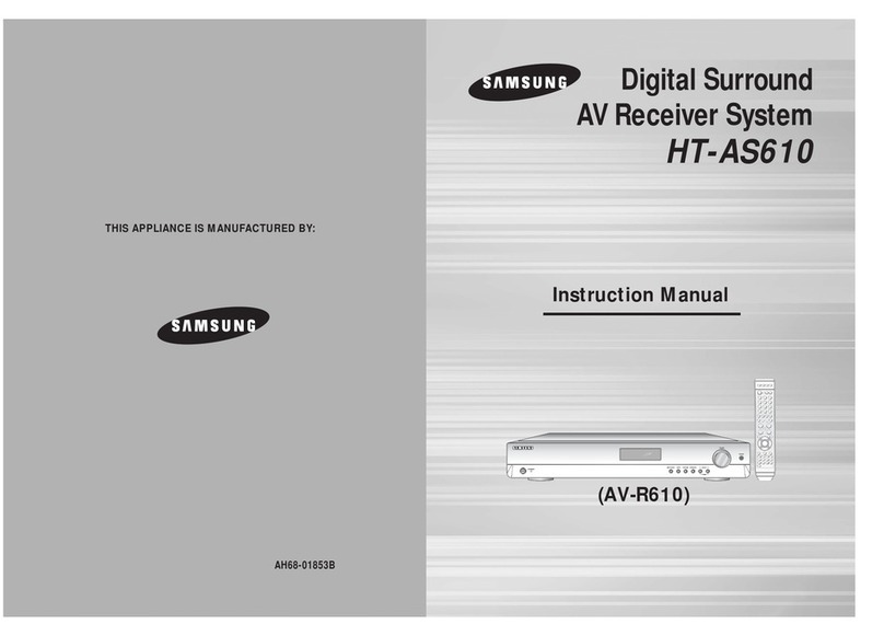 Samsung HT-AS610 User manual
