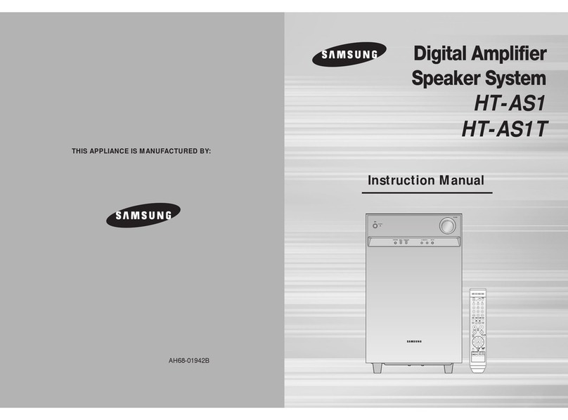Samsung HT-AS1 instruction manual