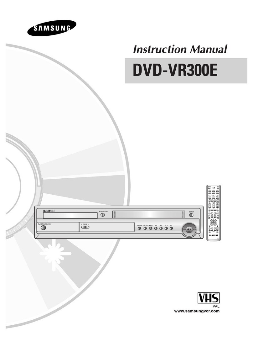 Samsung DVD-VR300E User manual