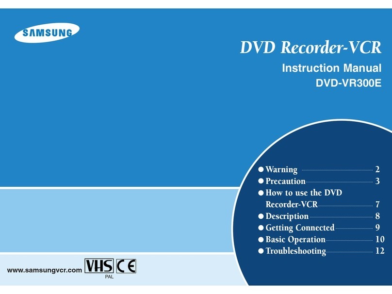 Samsung DVD-VR300E instruction manual