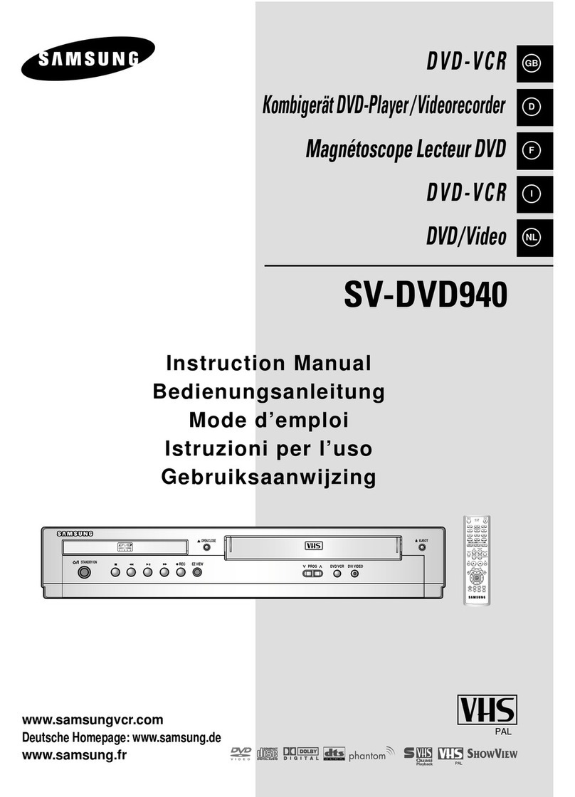 Samsung SV-DVD940 instruction manual