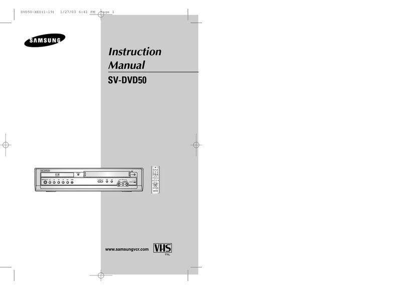 Samsung SV-DVD50 User manual