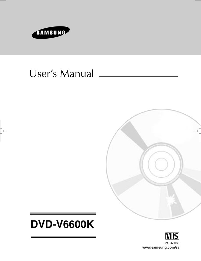 Samsung DVD-V6600K user manual