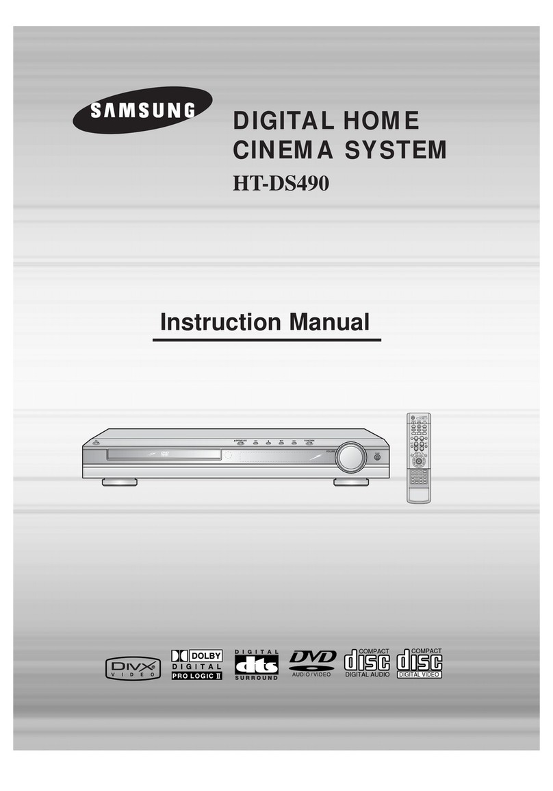 Samsung HT-DS490 User manual