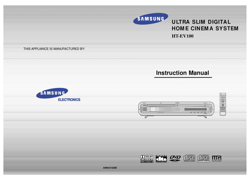 Samsung HT-EV100 instruction manual