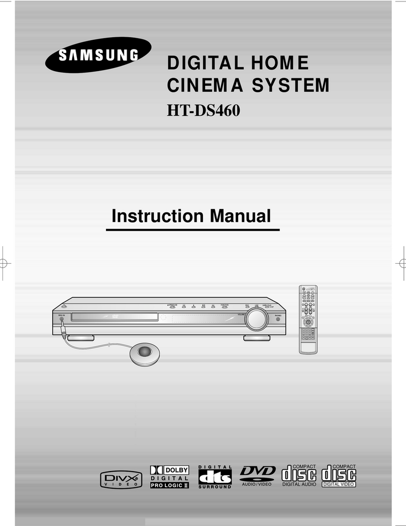 Samsung HT-DS460 User manual