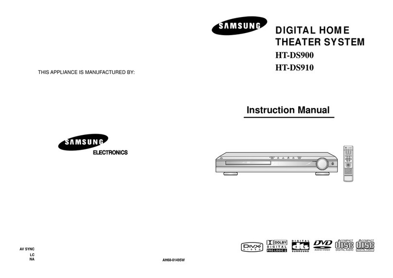 Samsung HT-DS910 User manual
