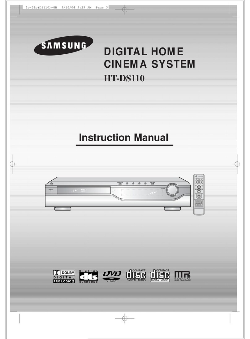 Samsung HT-DS110 User manual