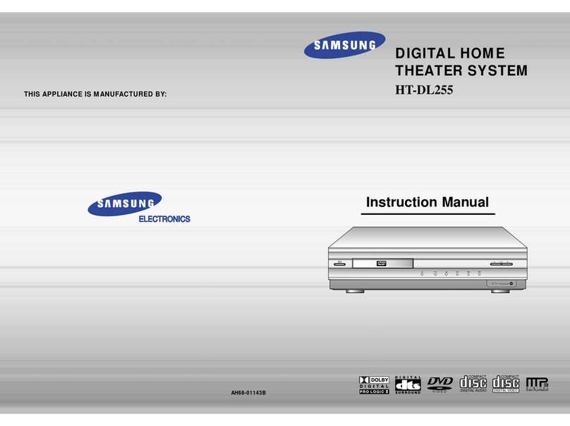 Samsung HT-DL255 User manual