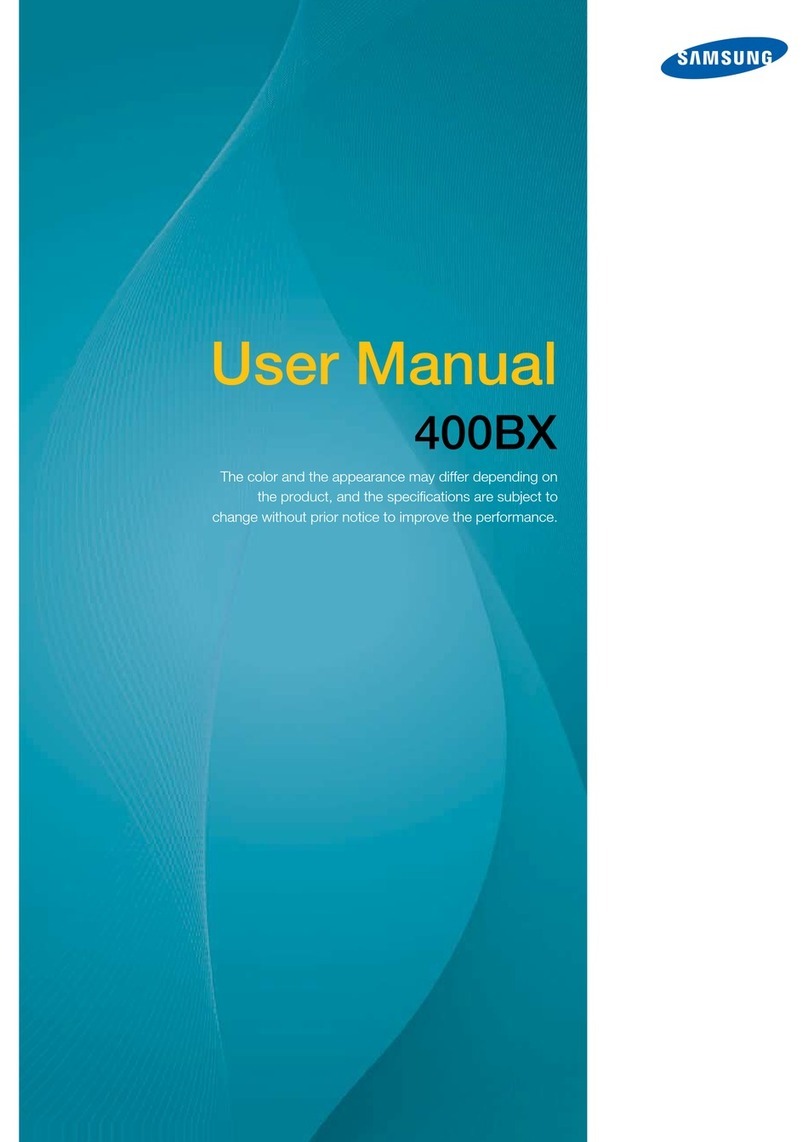 Samsung SyncMaster 400BX User manual