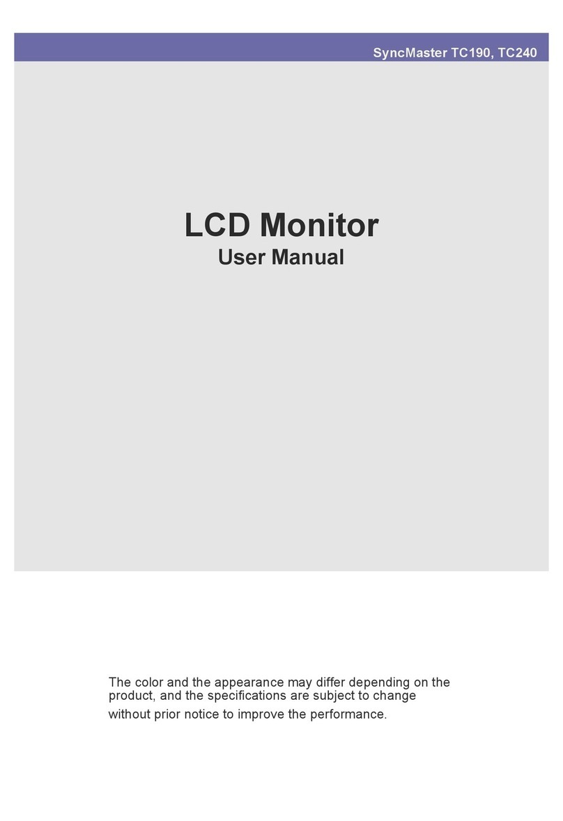 Samsung SyncMaster TC190 User manual