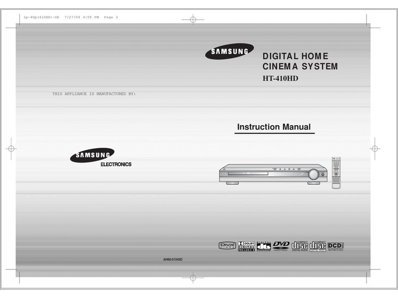 Samsung HT-410HD User manual