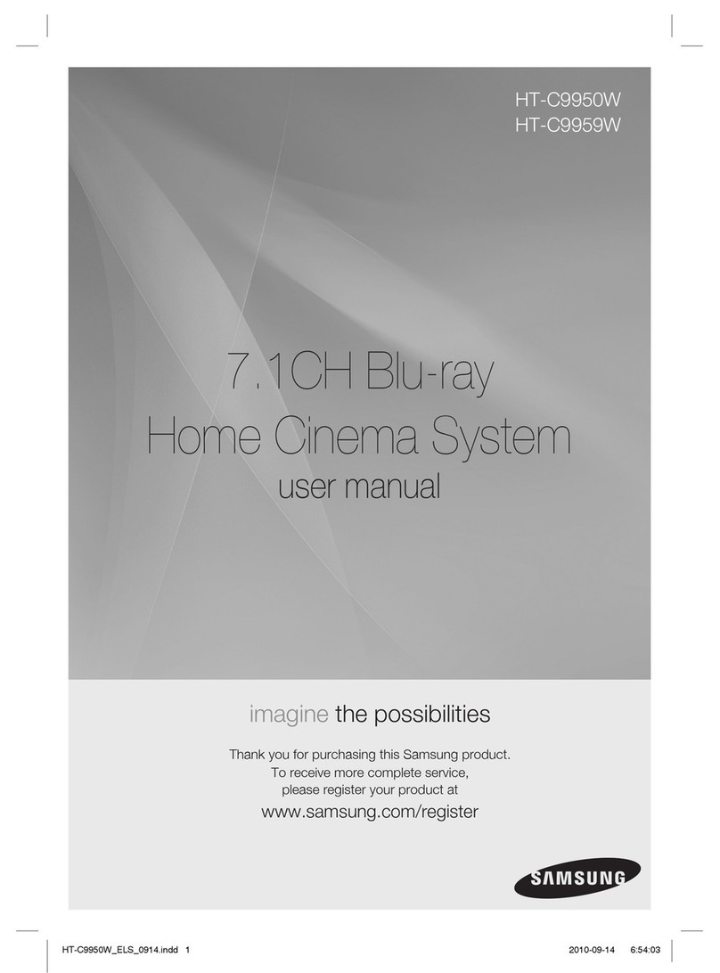 Samsung HT-C9959W User manual