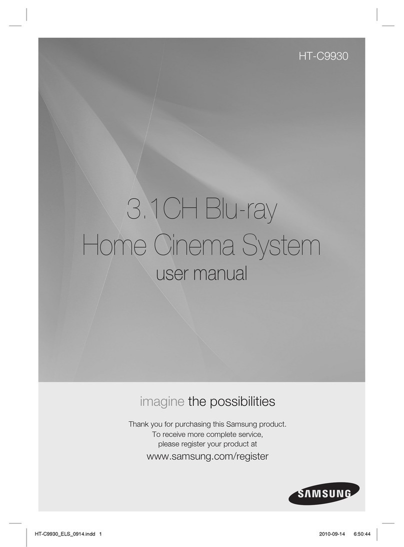 Samsung HT-C9930 User manual