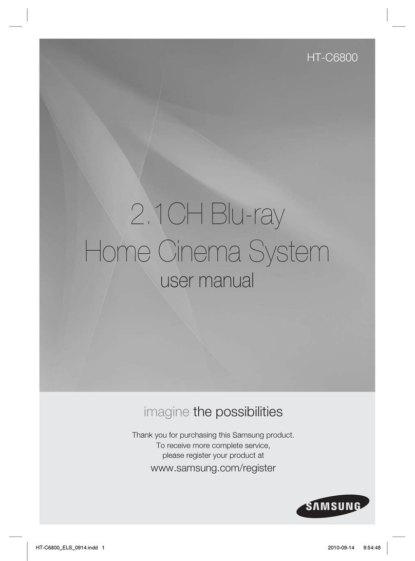 Samsung HT-C6800 User manual