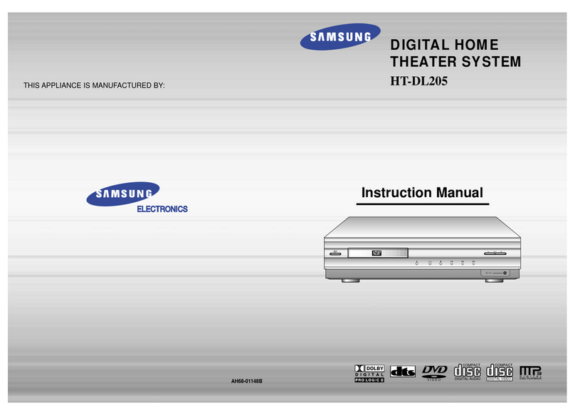 Samsung HT-DL205 instruction manual