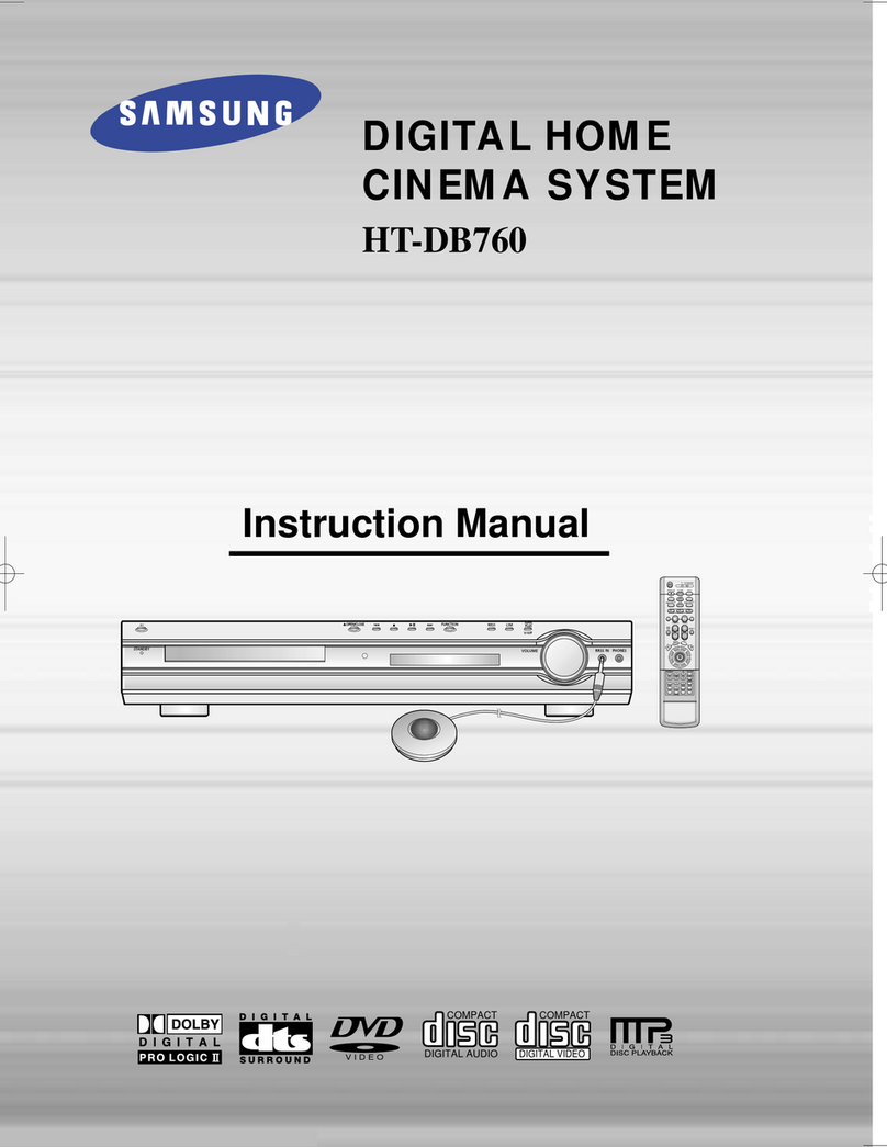 Samsung HT-DB760 instruction manual