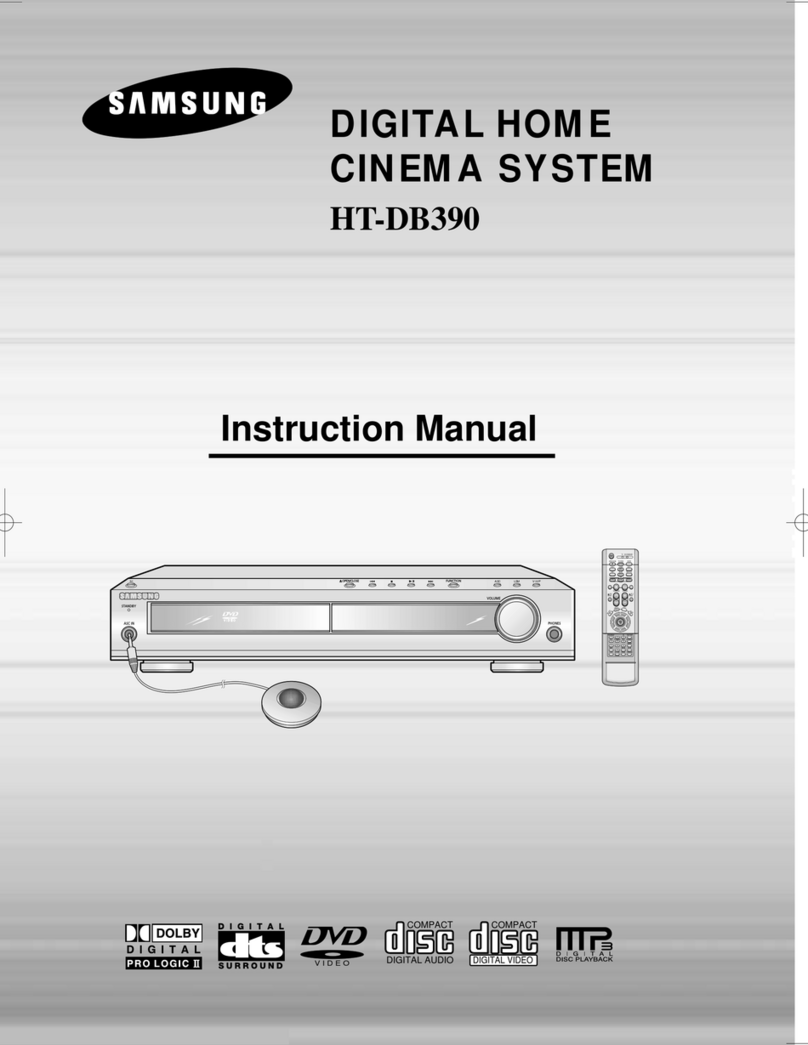 Samsung HT-DB390 instruction manual