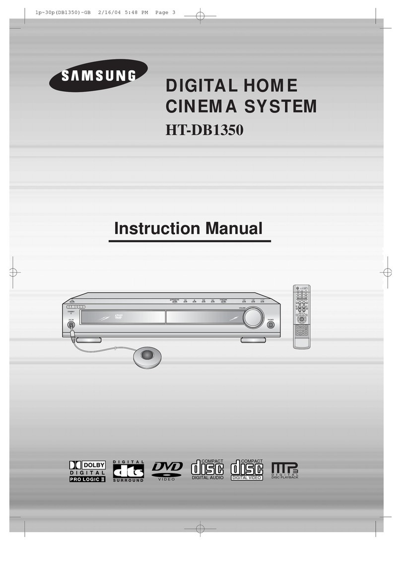 Samsung HT-DB1350 instruction manual