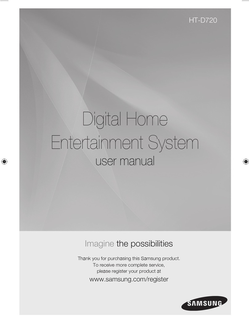 Samsung HT-D720 User manual