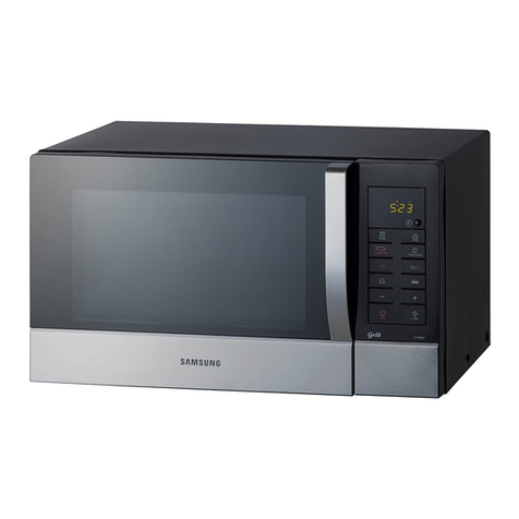 Samsung GE109M Owner's instructions and cooking guide