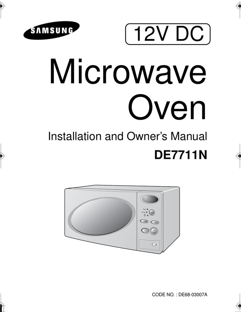 Samsung DE7711N Installation and owner's manual