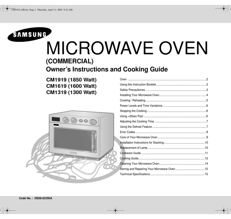 Samsung CM1619 Service manual