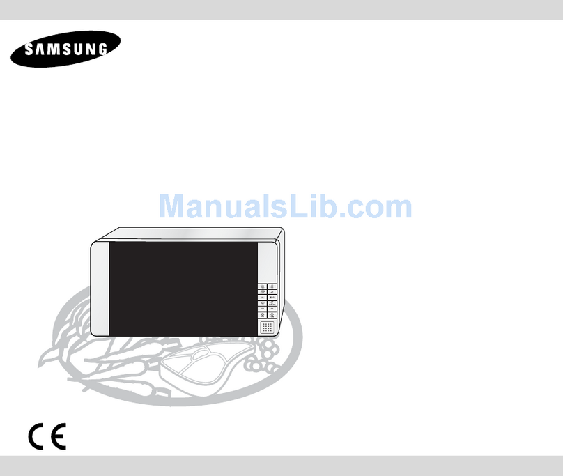 Samsung FG87KST Owner's instructions and cooking guide