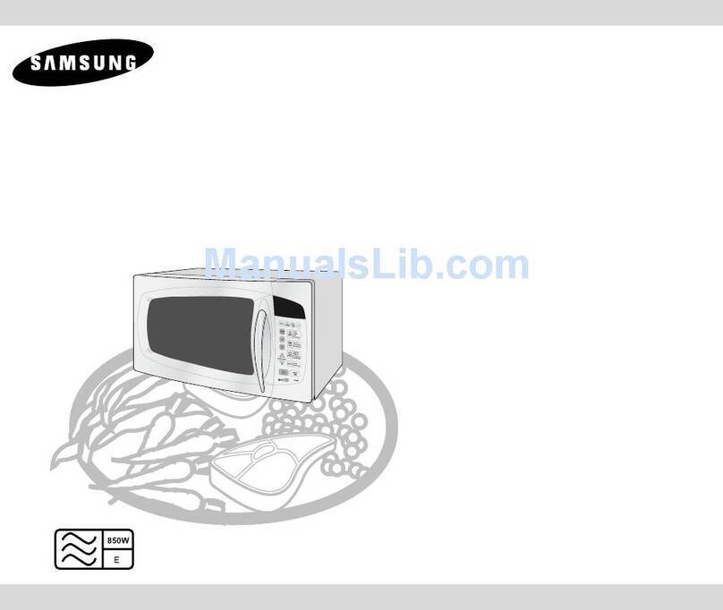 Samsung CE283DN Owner's instructions and cooking guide