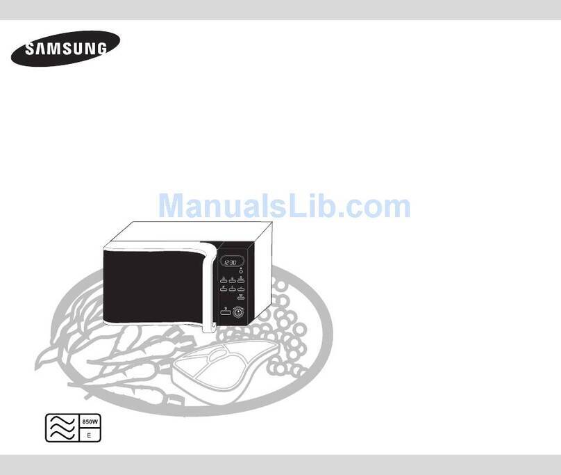 Samsung MW87L User manual