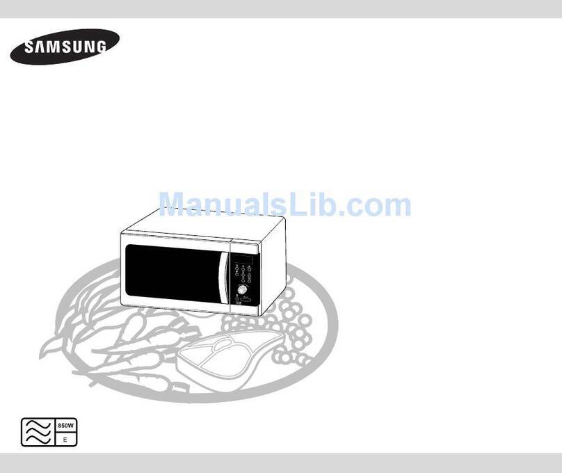 Samsung MW872-B Owner's instructions