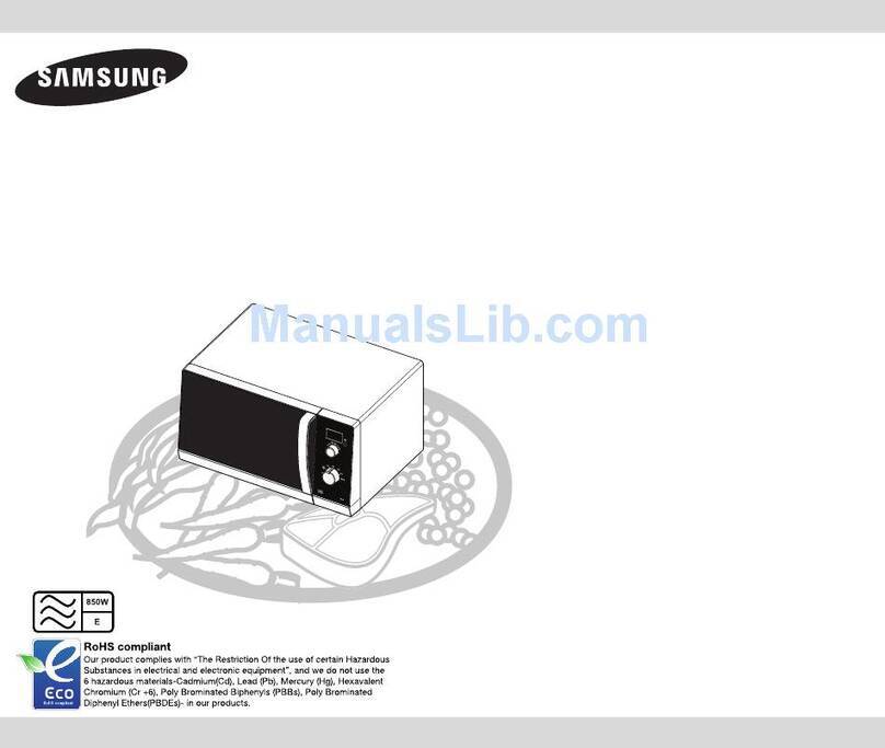Samsung MW82N-B  (XP) Owner's instructions