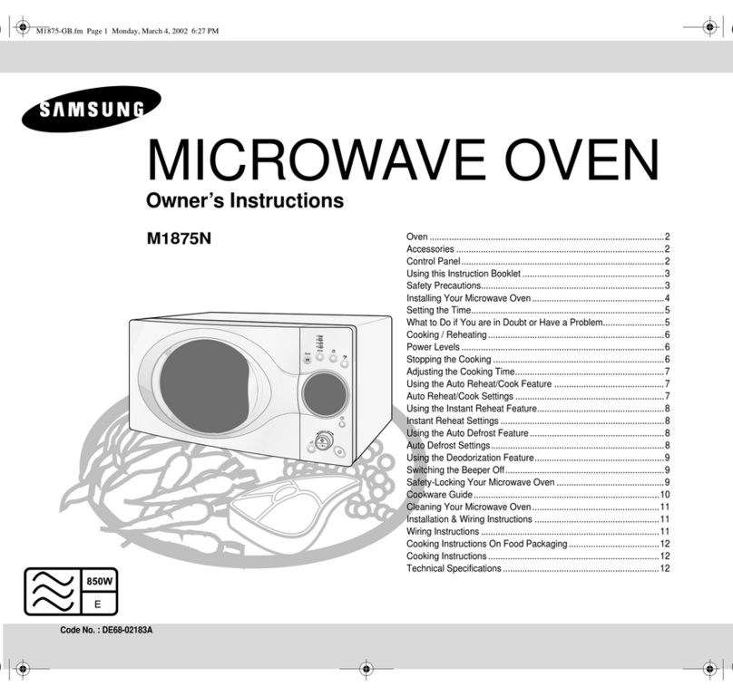 Samsung M1875N-S User manual