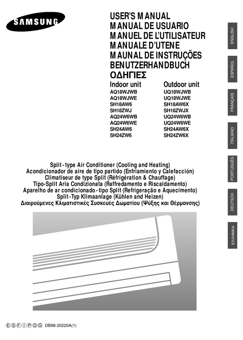 Samsung SH18AW6 User manual