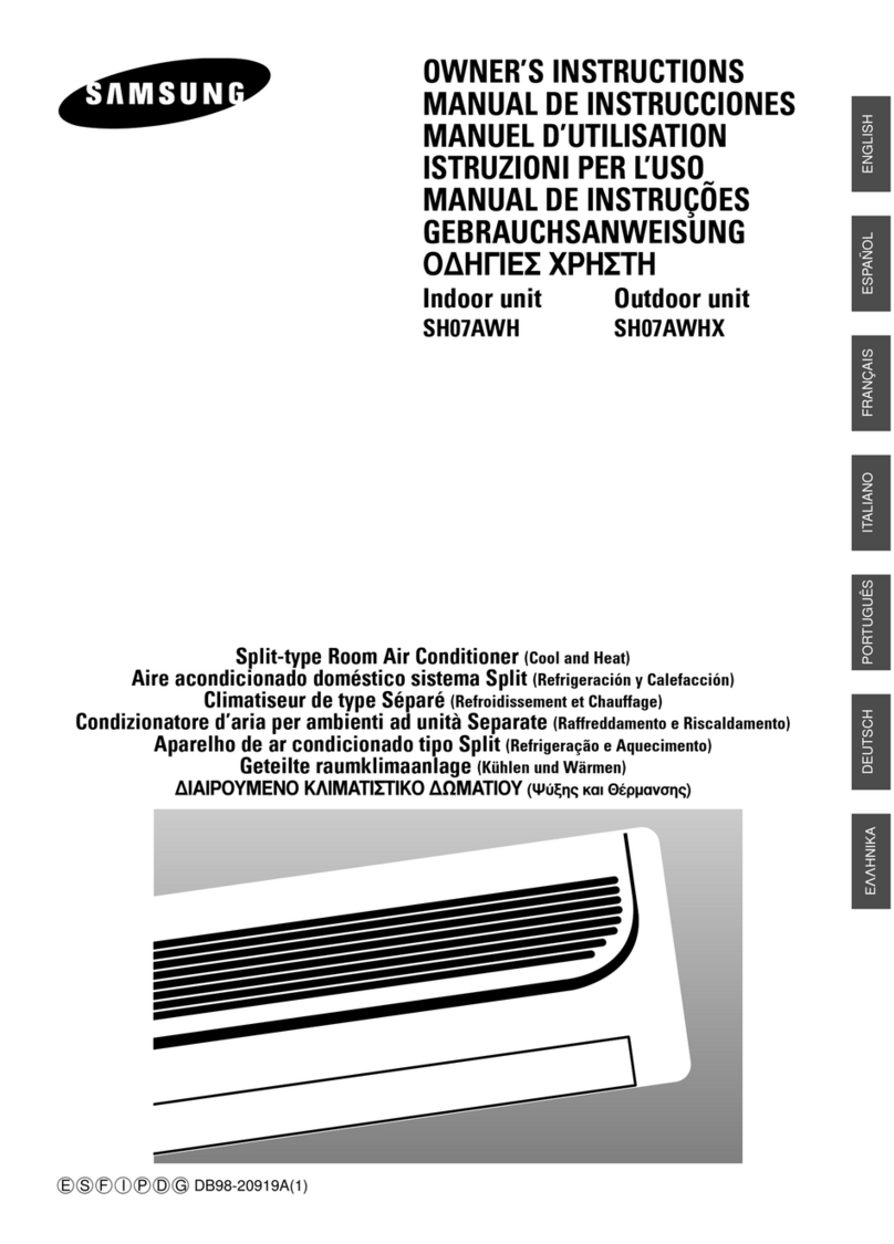 Samsung SH07AWH Owner's instructions