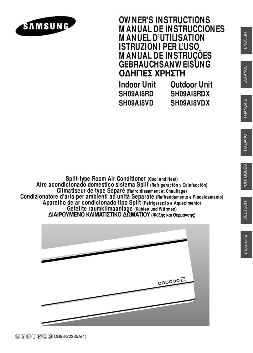 Samsung SH09AI8VD User manual