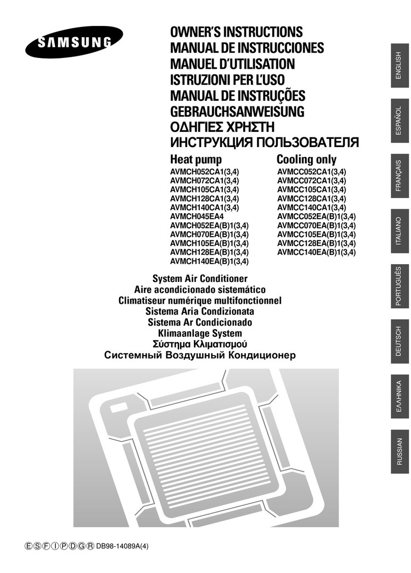 Samsung AVMCH052EA4 User manual Samsung AVMCH052EA4 User manual