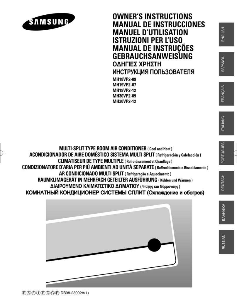 Samsung MH18VP2-09 User manual