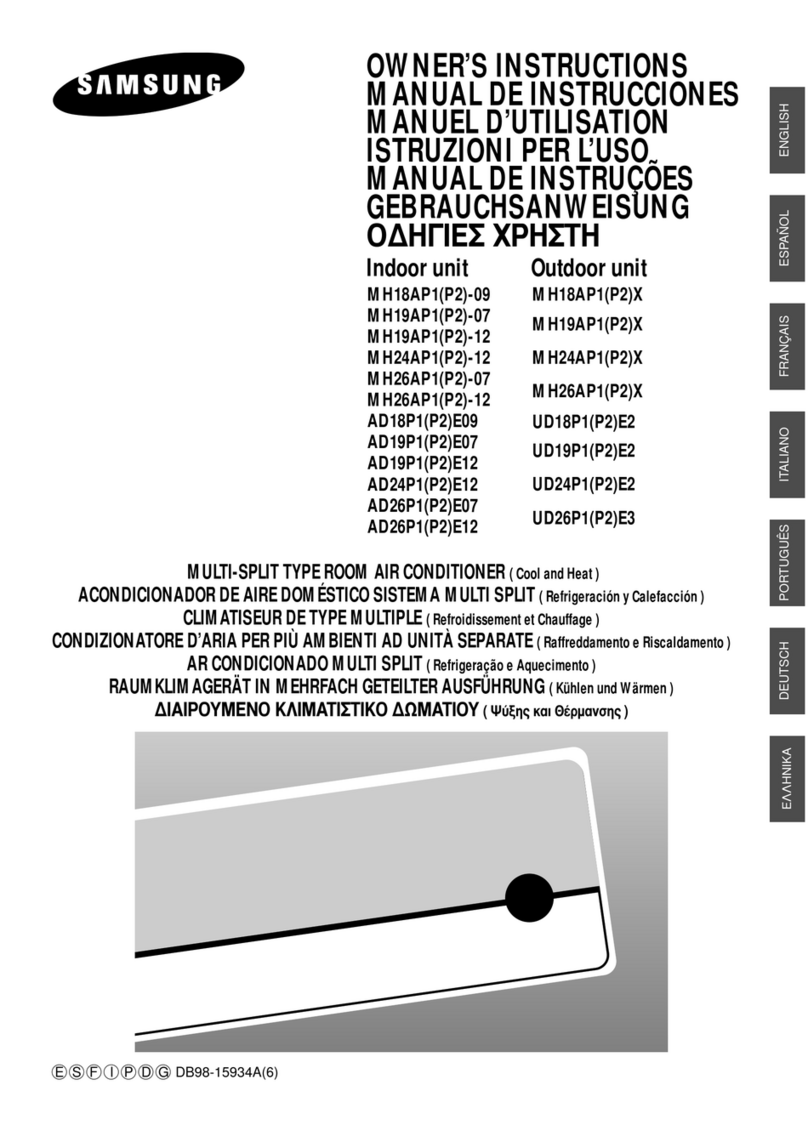 Samsung MH18AP2-09 User manual