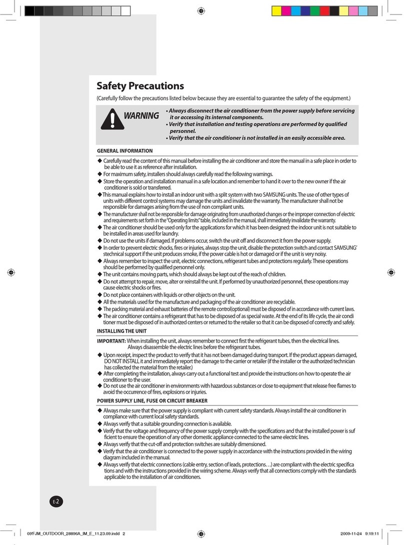 Samsung MH040FXEA2C installation manual
