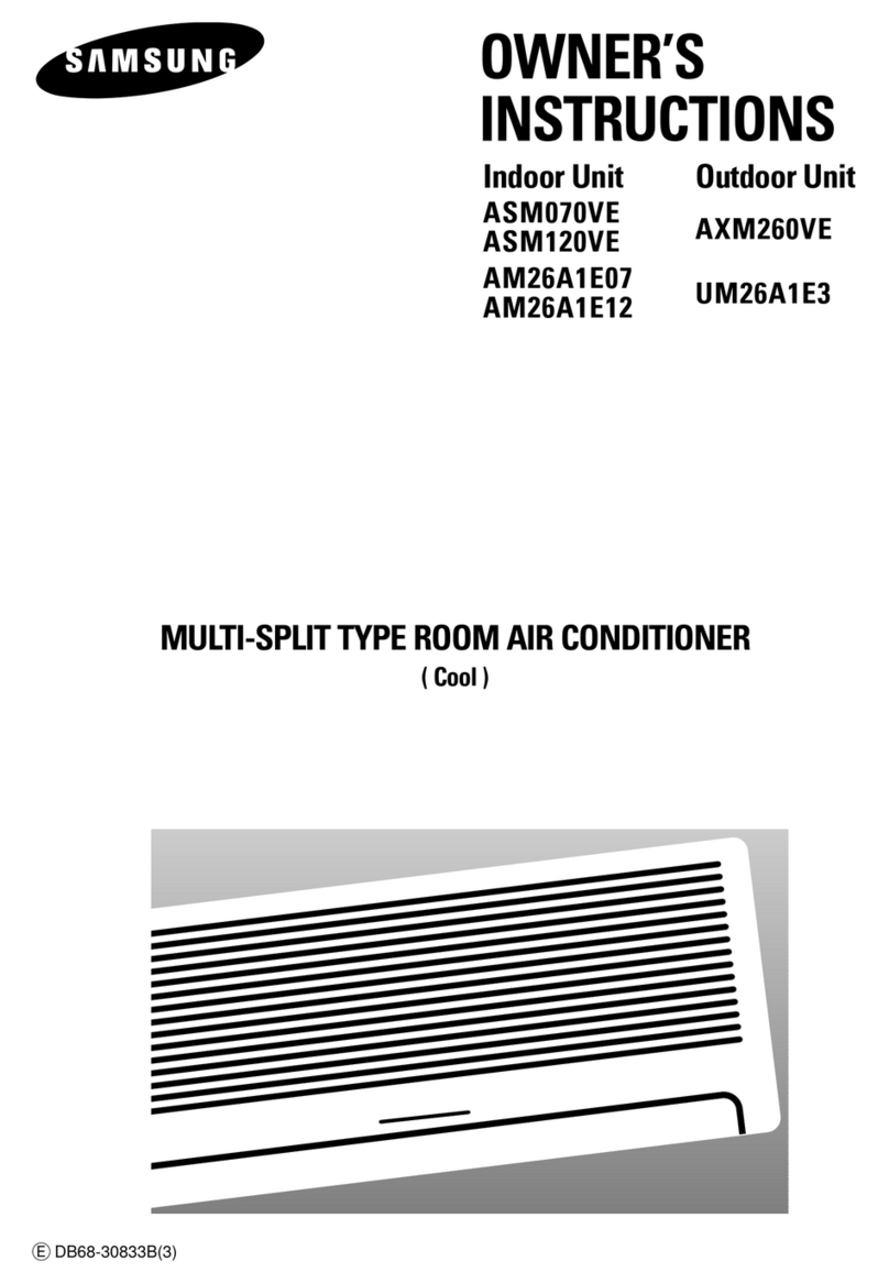 Samsung AXM260VE Owner's instructions